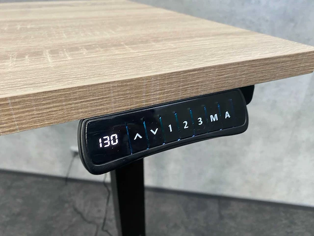 Verrijdbaar elektrisch zit-sta bureau 100x60 - afbeelding 5 van  12