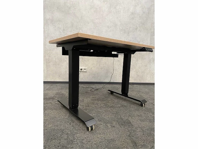 Verrijdbaar elektrisch zit-sta bureau 100x60 - afbeelding 8 van  12