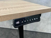Verrijdbaar elektrisch zit-sta bureau 100x60 - afbeelding 5 van  12