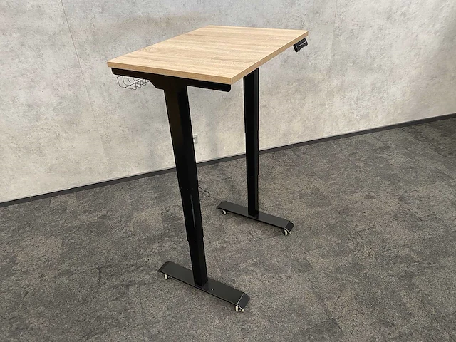 Verrijdbaar elektrisch zit-sta bureau 80x60 - afbeelding 12 van  13