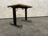 Verrijdbaar elektrisch zit-sta bureau 80x60 - afbeelding 6 van  13