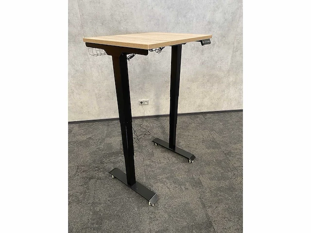 Verrijdbaar elektrisch zit-sta bureau 80x60 - afbeelding 2 van  13