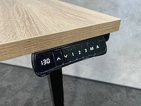 Verrijdbaar elektrisch zit-sta bureau 80x60 - afbeelding 3 van  13