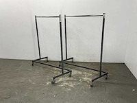 Verrijdbaar kledingrek (2x) - afbeelding 1 van  3
