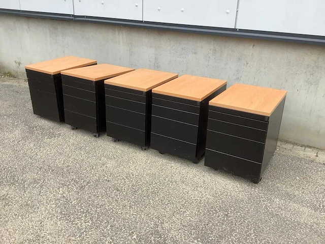 Verrijdbaar ladeblok (5x) - afbeelding 1 van  4
