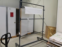Verrijdbaar rollenstatief met drie posities met breedte 175 cm. - afbeelding 1 van  4