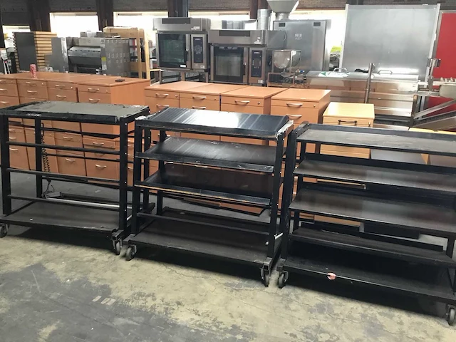 Verrijdbaar winkeldisplay (3x) - afbeelding 1 van  6