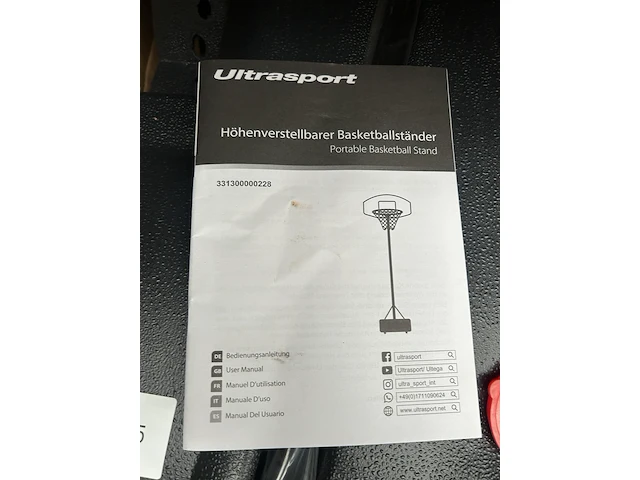 Verrijdbare basketbal standaard ultrasport - afbeelding 9 van  9