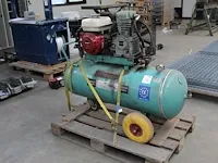 Verrijdbare benzinecompressor mecha concorde type crs 155/ho. max. 10 bar. drukvat 150 liter. bouwjaar onb... - afbeelding 1 van  3