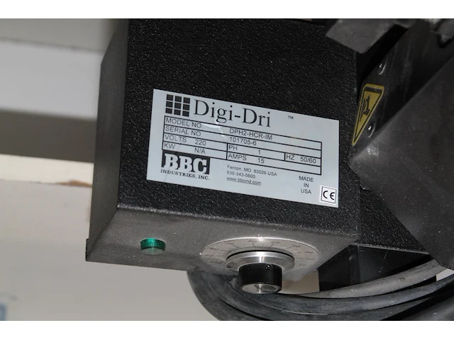 Verrijdbare elektronische infrarood inktdroger digi-dri dph2-hcr-1m. afmeting 255 x 55 x 135 cm. - afbeelding 2 van  2