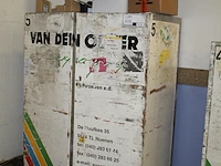Verrijdbare gereedschapskast met twee deuren, 17 vakken en acht laden gevuld met bevestigingsmaterialen, st... - afbeelding 6 van  6
