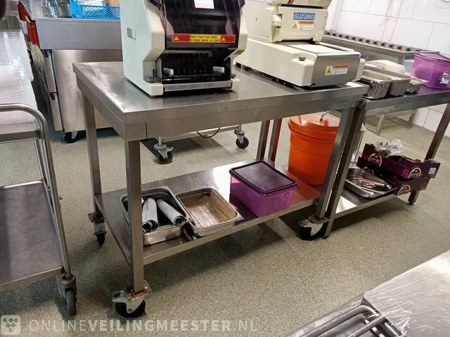 Verrijdbare horeca werktafel - afbeelding 2 van  4