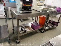 Verrijdbare horeca werktafel - afbeelding 2 van  4
