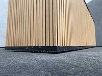 Verrijdbare houten bar 346cm. - afbeelding 5 van  18