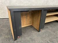 Verrijdbare houten bar 346cm. - afbeelding 8 van  18