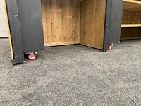 Verrijdbare houten bar 346cm. - afbeelding 9 van  18