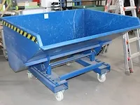 Verrijdbare kantelbak kruizinga nr. 8 .afmeting 1290 x 1570 x 835 mm. bouwjaar 2021. - afbeelding 1 van  3