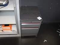 Verrijdbare ladekast met afmeting 43 x 50 x 65 cm. - afbeelding 1 van  2