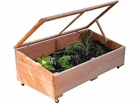 Verrijdbare moestuinbak 100x50x36 cm - afbeelding 1 van  2