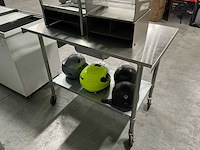 Verrijdbare rvs werktafel - afbeelding 3 van  3