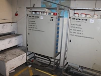 Verrijdbare stroomkast met 18 x 230 v en 10 x 380 v met twee verschillende aansluitingen. afmeting 90 x 40... - afbeelding 1 van  2
