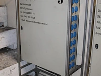 Verrijdbare stroomkast met 18 x 230 v en 10 x 380 v met twee verschillende aansluitingen. afmeting 90 x 40... - afbeelding 2 van  2