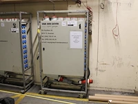 Verrijdbare stroomkast met 18 x 230 v en 10 x 380 v met twee verschillende aansluitingen en extra 380 v ver... - afbeelding 1 van  2