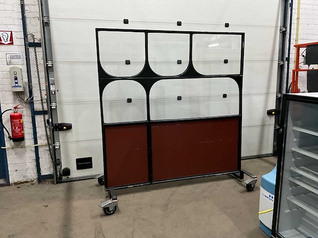 Verrijdbare terrasschermen (2x) - afbeelding 1 van  7