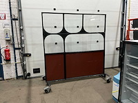 Verrijdbare terrasschermen (2x) - afbeelding 1 van  7