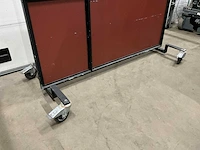 Verrijdbare terrasschermen (2x) - afbeelding 4 van  7