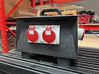 Verrijdbare transportkist met 2x stroommodule - afbeelding 2 van  5