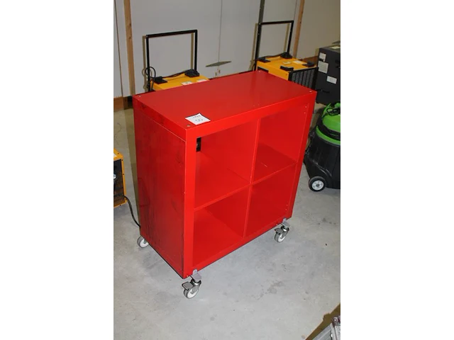 Verrijdbare vakkenkast 79 x 39 x 90 cm. - afbeelding 2 van  2