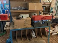 Verrijdbare werkbank met inhoud - afbeelding 1 van  15