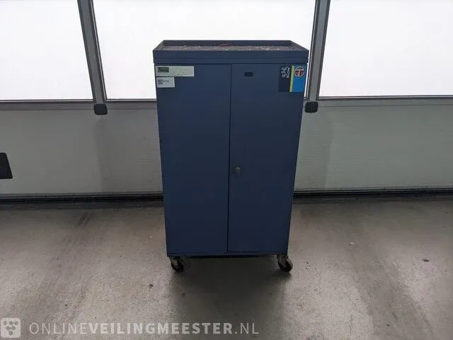 Verrijdbare werkplaatskast, blauw - afbeelding 1 van  9