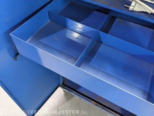 Verrijdbare werkplaatskast, blauw - afbeelding 7 van  9