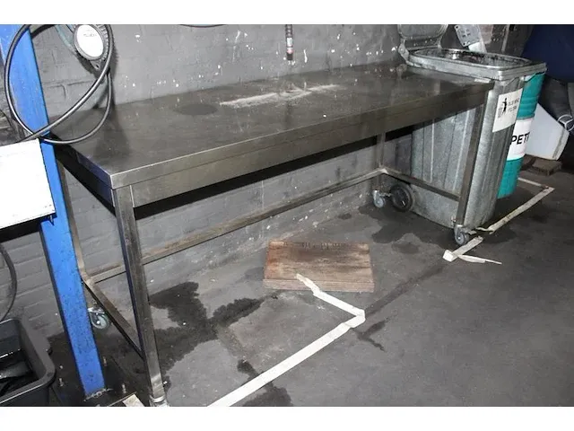 Verrijdbare werktafel 200 x 70 x 95 cm.. - afbeelding 2 van  2