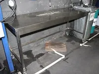 Verrijdbare werktafel 200 x 70 x 95 cm.. - afbeelding 2 van  2