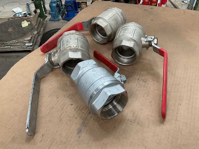 Verschillende afsluitkogelkranen (4x) - afbeelding 2 van  3