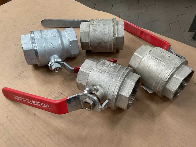 Verschillende afsluitkogelkranen (4x) - afbeelding 3 van  3