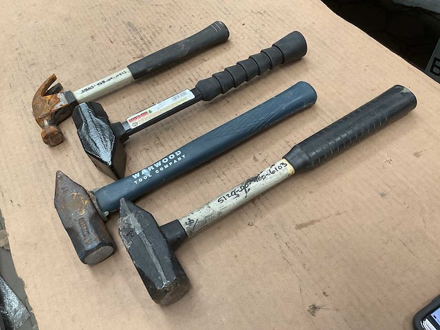 Verschillende hamers (4x) - afbeelding 1 van  3
