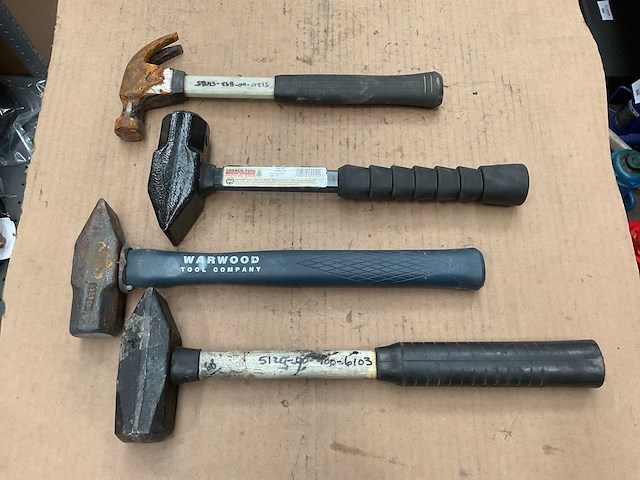 Verschillende hamers (4x) - afbeelding 2 van  3