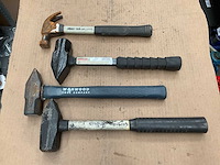 Verschillende hamers (4x) - afbeelding 2 van  3