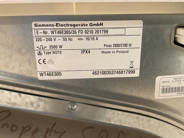 Verschillende wasdrogers (2x) - afbeelding 8 van  8