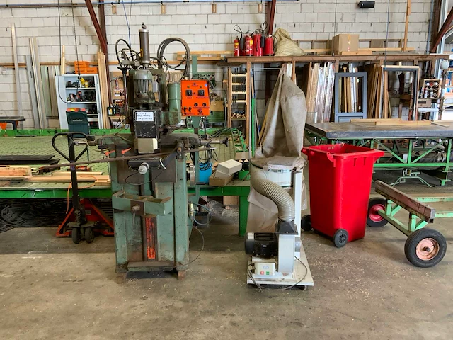 Verticale dubbelkops sleufboormachine met afzuiger - afbeelding 4 van  34