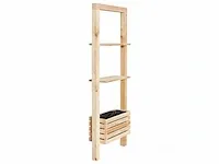 Verticale houten tuin 74x25x187 cm - afbeelding 1 van  1