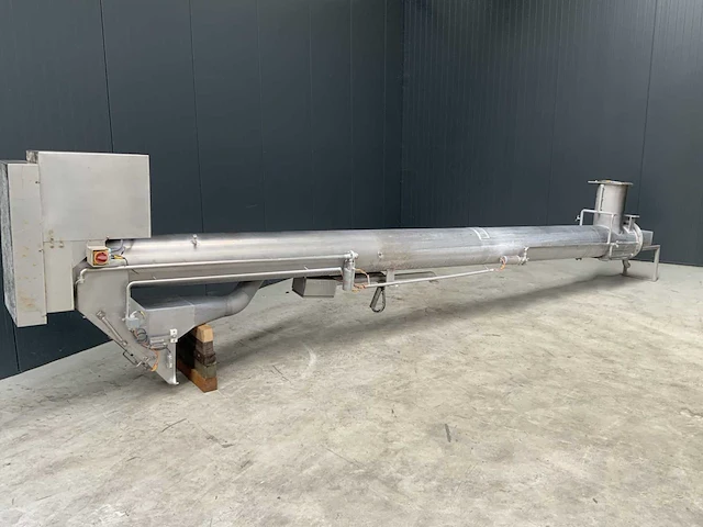 Verticale opvoer schroeftransporteur - 6m - afbeelding 1 van  6
