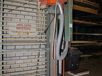 Verticale platenzaag holzher type 1265 supercut. bouwjaar 1987. breedte 530 cm en totale hoogte 280 cm - afbeelding 2 van  4