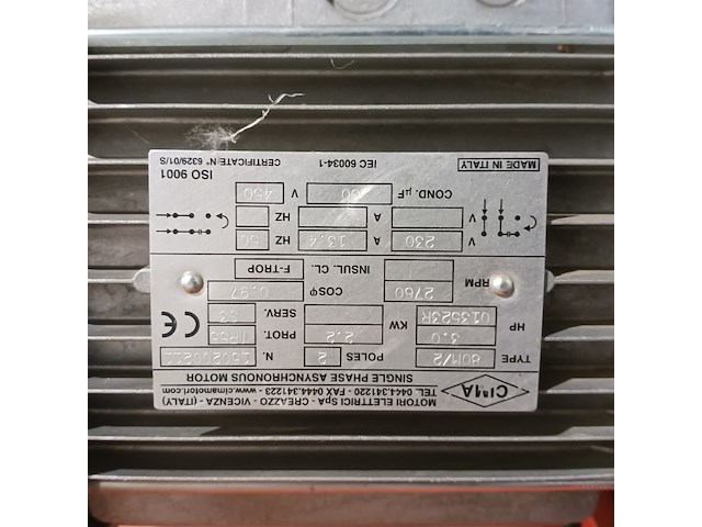 Verticuteermachine - 400mm - 230v eliet, e 401 electric, bouwjaar 2015 - afbeelding 3 van  11