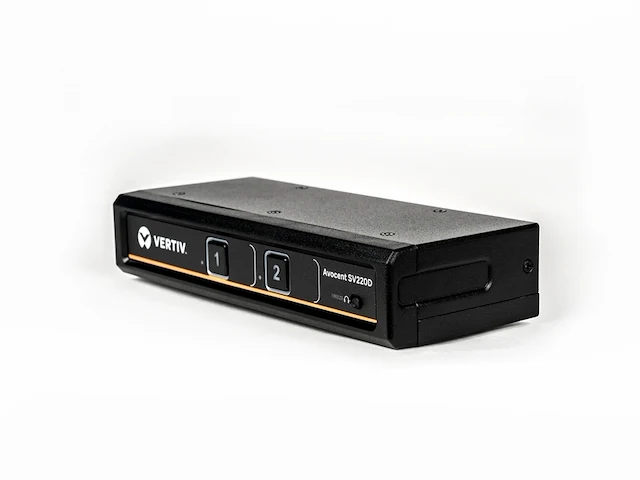 Vertiv avocent switchview desktopkvm met 2 poorten, displaypoort, audio - afbeelding 1 van  4