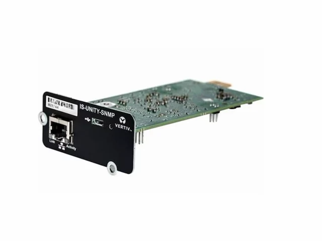Vertiv liebert intellislot unity snmp netwerkkaart afstandsmonitoring datacenter monitoring adapter 10mb lan/100mb lan - afbeelding 2 van  2